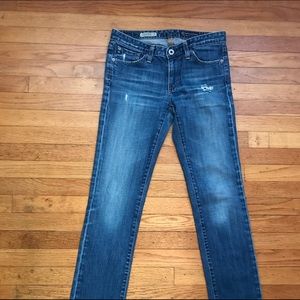 AG skinny straight premiere jeans, size 26